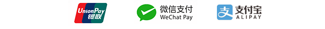 UnionPay, WeChatPay, ALIPAY